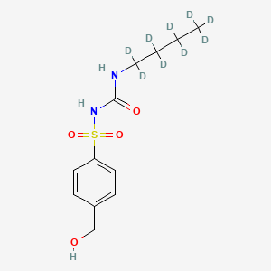 molecular formula C12H18N2O4S B602741 Hydroxy Tolbutamide-d9 CAS No. 1185112-19-9