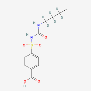molecular formula C12H7D9N2O5S B602743 4-Carboxy Tolbutamide-d9 CAS No. 1184973-50-9