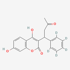 molecular formula C19H11O5D5 B602754 苯基-d5-7-羟基华法林 CAS No. 94820-65-2
