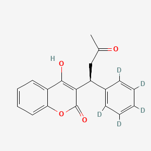 molecular formula C19H11O4D5 B602760 (S)-Warfarin-d5 CAS No. 791013-22-4