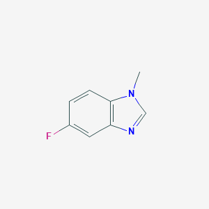 molecular formula C8H7FN2 B060277 5-氟-1-甲基苯并咪唑 CAS No. 1365271-95-9