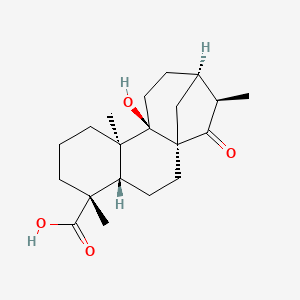 molecular formula C20H30O4 B602772 ent-9-Hydroxy-15-oxokauran-19-oic acid 