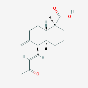 molecular formula C18H26O3 B602794 ent-14,15-Dinor-13-oxolabda-8(17),11-dien-18-oic acid 