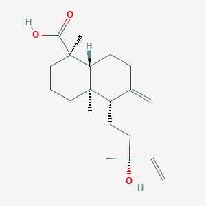 molecular formula C20H32O3 B602795 13-Hydroxylabda-8(17),14-dien-18-oic acid CAS No. 83915-59-7