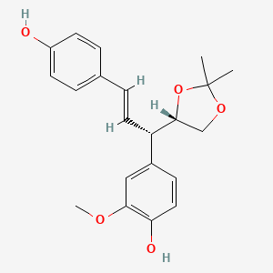 molecular formula C21H24O5 B602808 Sequosempervirin D CAS No. 864719-19-7