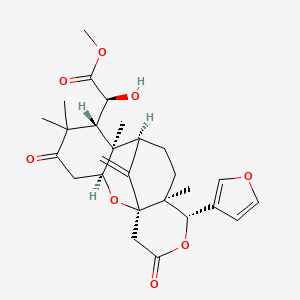 molecular formula C27H34O8 B602816 6-Methylhydroxyangolensate CAS No. 22255-07-8