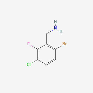molecular formula C7H6BrClFN B602843 6-Bromo-3-chloro-2-fluorobenzylamine CAS No. 1499926-64-5