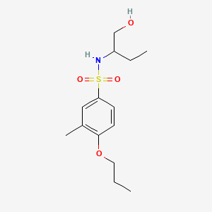 molecular formula C14H23NO4S B602912 N-[1-(hydroxymethyl)propyl]-3-methyl-4-propoxybenzenesulfonamide CAS No. 1206134-63-5