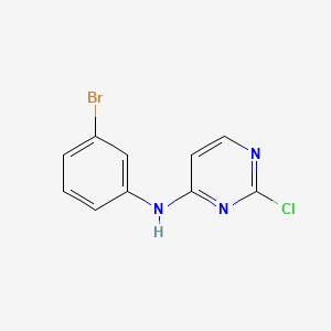 molecular formula C10H7BrClN3 B603047 N-(3-bromophenyl)-2-chloropyrimidin-4-amine CAS No. 1208083-02-6