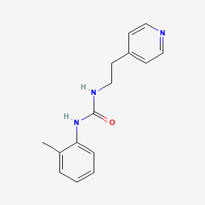 molecular formula C15H17N3O B6030877 N-(2-METHYLPHENYL)-N'-[2-(4-PYRIDYL)ETHYL]UREA 