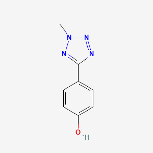 molecular formula C8H8N4O B603164 4-(2-methyl-2H-tetrazol-5-yl)phenol CAS No. 81015-02-3