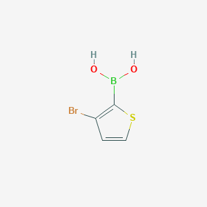 molecular formula C4H4BBrO2S B060323 3-Bromothiophene-2-boronic acid CAS No. 162607-26-3