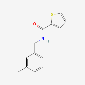 molecular formula C13H13NOS B6032496 N-(3-methylbenzyl)thiophene-2-carboxamide 