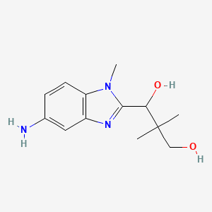 1-(5-amino-1-methyl-1H-benzimidazol-2-yl)-2,2-dimethylpropane-1,3-diol