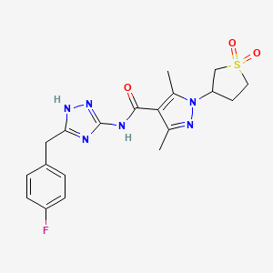molecular formula C19H21FN6O3S B603255 C19H21FN6O3S CAS No. 1676067-24-5