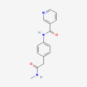 N-{4-[2-(methylamino)-2-oxoethyl]phenyl}nicotinamide