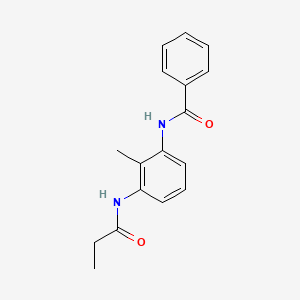 N-[2-methyl-3-(propionylamino)phenyl]benzamide