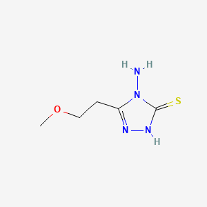 4-amino-5-(2-methoxyethyl)-4H-1,2,4-triazole-3-thiol