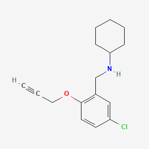 N-[5-chloro-2-(2-propynyloxy)benzyl]cyclohexanamine