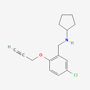 N-[5-chloro-2-(2-propynyloxy)benzyl]cyclopentanamine
