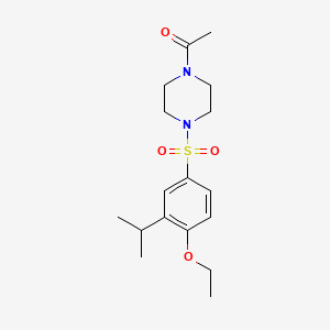 1-Acetyl-4-[(4-ethoxy-3-isopropylphenyl)sulfonyl]piperazine