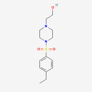 2-{4-[(4-Ethylphenyl)sulfonyl]-1-piperazinyl}ethanol