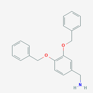 molecular formula C21H21NO2 B060341 3,4-Dibenzyloxybenzylamine CAS No. 190018-05-4