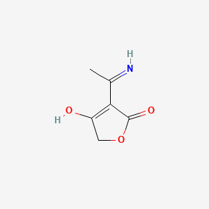 molecular formula C6H7NO3 B603420 (3E)-3-(1-aminoethylidene)oxolane-2,4-dione CAS No. 7251-95-8