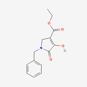 1-Benzyl-4-hydroxy-5-oxo-2,5-dihydro-1H-pyrrole-3-carboxylic acid ethyl ester
