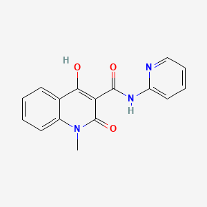4-hydroxy-1-methyl-2-oxo-N-(pyridin-2-yl)-1,2-dihydroquinoline-3-carboxamide