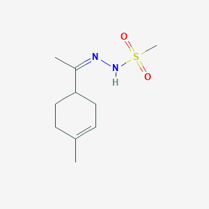 molecular formula C10H18N2O2S B6034260 N-[(Z)-1-(4-methylcyclohex-3-en-1-yl)ethylideneamino]methanesulfonamide 