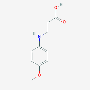 molecular formula C10H13NO3 B060343 3-(4-Methoxy-phenylamino)-propionic acid CAS No. 178425-91-7