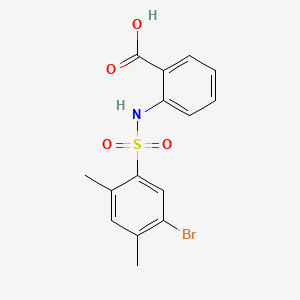 2-(5-Bromo-2,4-dimethylbenzenesulfonamido)benzoic acid