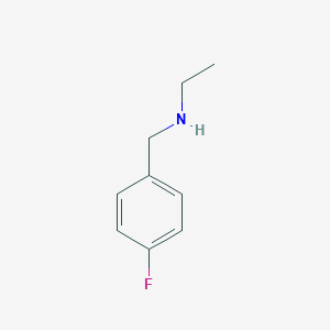 molecular formula C9H12FN B060344 N-Ethyl-4-fluorobenzylamine CAS No. 162401-03-8