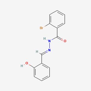 2-bromo-N'-[(E)-(2-hydroxyphenyl)methylidene]benzohydrazide