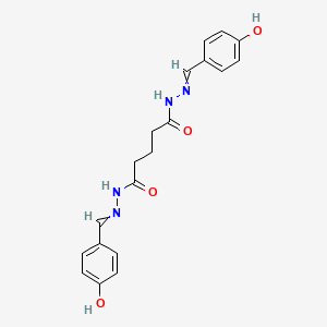 N'1,N'5-bis[(4-hydroxyphenyl)methylidene]pentanedihydrazide