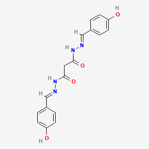 N'~1~,N'~3~-bis(4-hydroxybenzylidene)malonohydrazide