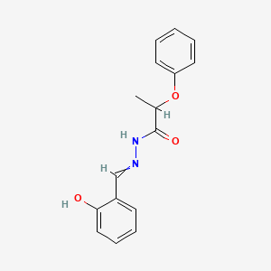 N'-[(2-hydroxyphenyl)methylidene]-2-phenoxypropanehydrazide