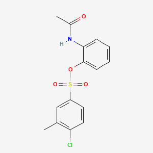 2-(Acetylamino)phenyl 4-chloro-3-methylbenzenesulfonate