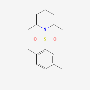 2,6-Dimethyl-1-[(2,4,5-trimethylphenyl)sulfonyl]piperidine