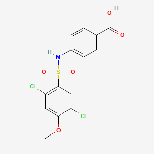4-(2,5-Dichloro-4-methoxybenzenesulfonamido)benzoic acid