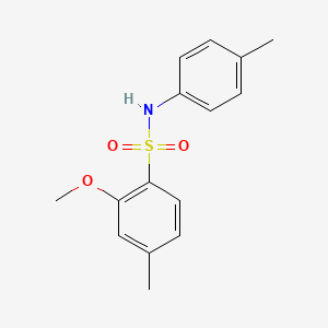 2-methoxy-4-methyl-N-(4-methylphenyl)benzene-1-sulfonamide