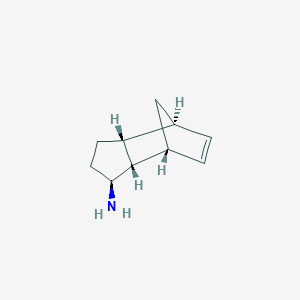 molecular formula C10H15N B060348 (1R,2S,3S,6R,7S)-tricyclo[5.2.1.02,6]dec-8-en-3-amine CAS No. 188000-52-4
