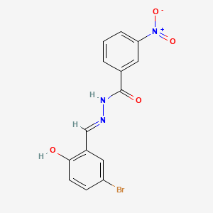 N'-(5-bromo-2-hydroxybenzylidene)-3-nitrobenzohydrazide