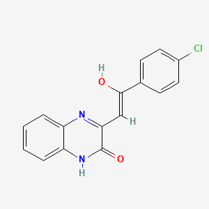 3-[2-(4-Chloro-phenyl)-2-oxo-ethylidene]-3,4-dihydro-1H-quinoxalin-2-one