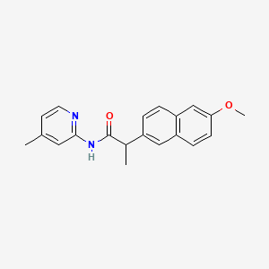 2-(6-methoxy-2-naphthyl)-N-(4-methyl-2-pyridinyl)propanamide