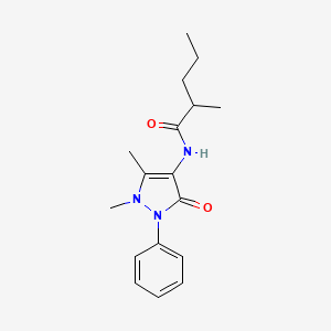 B603493 N-(1,5-dimethyl-3-oxo-2-phenyl-2,3-dihydro-1H-pyrazol-4-yl)-2-methylpentanamide CAS No. 1030660-46-8