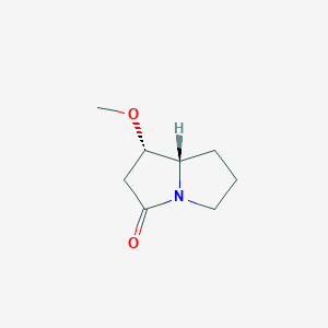 3H-Pyrrolizin-3-one,hexahydro-1-methoxy-,(1S-trans)-(9CI)