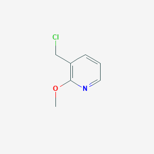 molecular formula C7H8ClNO B060368 3-(Chloromethyl)-2-methoxypyridine CAS No. 162046-62-0
