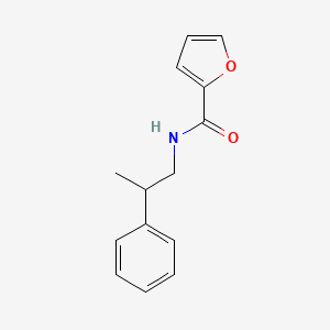 molecular formula C14H15NO2 B6037106 N-(2-phenylpropyl)-2-furamide 
